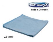 Микрофибърна кърпа за стъкла синя Car Waxx 10007