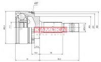 Kаре външно к-т 6063 KAMOKA