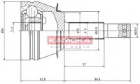 Каре външно к-т 6544 KAMOKA
