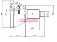7084 KAMOKA каре външно к-т