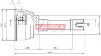 7142 KAMOKA каре външно к-т