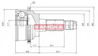 7044 KAMOKA каре външно к-т