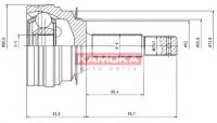 7098 KAMOKA Каре външно к-т