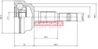 6952 KAMOKA Каре външно к-т