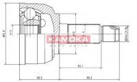 6950 KAMOKA Каре външно к-т