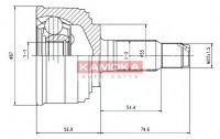 6000 KAMOKA каре външно к-т