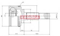 6004 KAMOKA Каре външно к-т