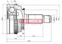 6800 KAMOKA Каре външно к-т
