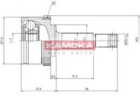 6783 KAMOKA Каре външно к-т