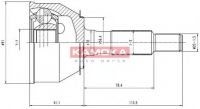 6732 KAMOKA Каре външно к-т