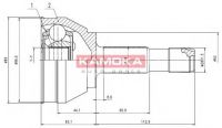 6022 KAMOKA Каре външно к-т