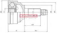 6027 KAMOKA Каре външно к-т