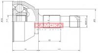 6554 KAMOKA Каре външно к-т