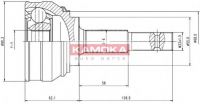 6536 KAMOKA Каре външно к-т